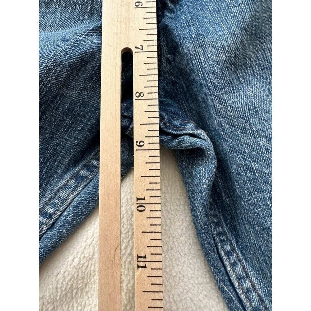 Lee Dungarees Slim Bootcut Size 14 Adjustable Waist See Pics 5 Pocket Blue Jeans - Picture 4 of 13